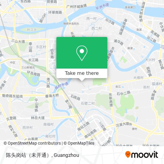 陈头岗站（未开通） map