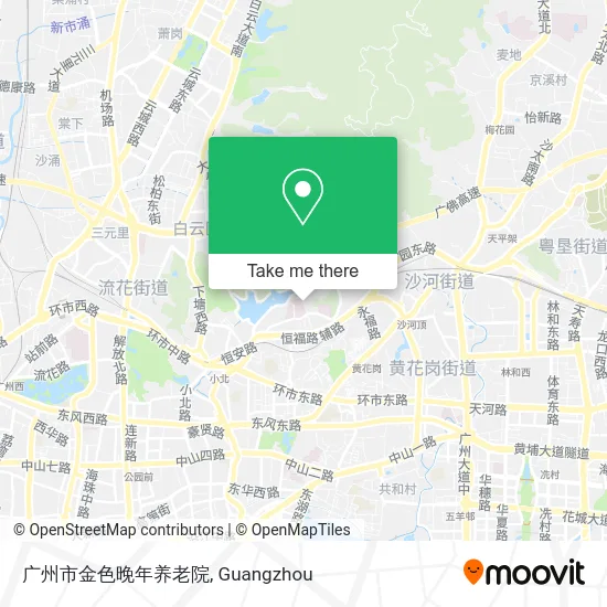 广州市金色晚年养老院 map