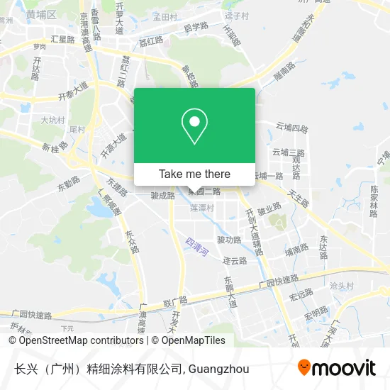 长兴（广州）精细涂料有限公司 map