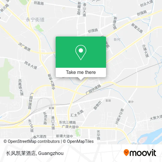 长风凯莱酒店 map