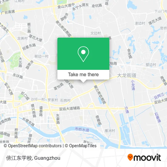 傍江东学校 map