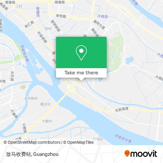 放马收费站 map