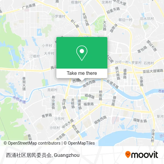 西涌社区居民委员会 map