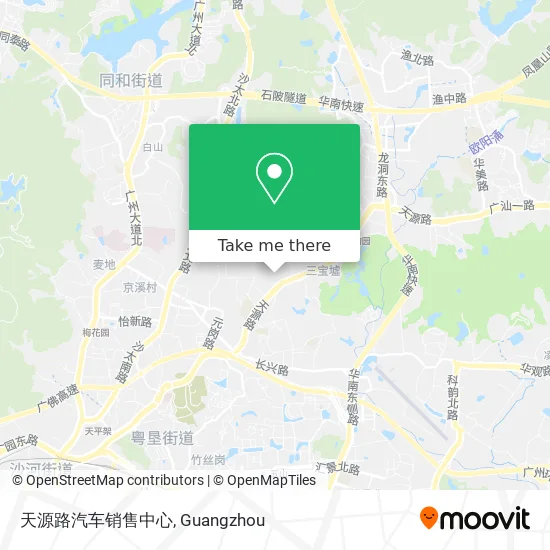 天源路汽车销售中心 map