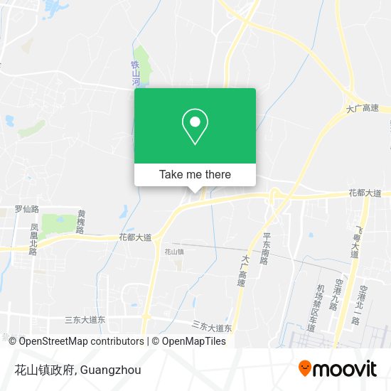 花山镇政府 map