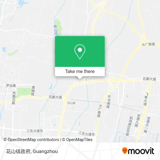 花山镇政府 map