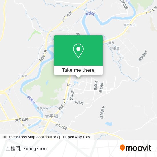 金桂园 map