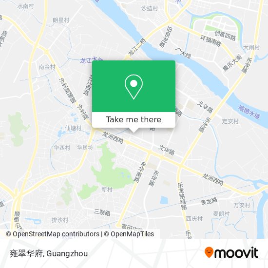 雍翠华府 map