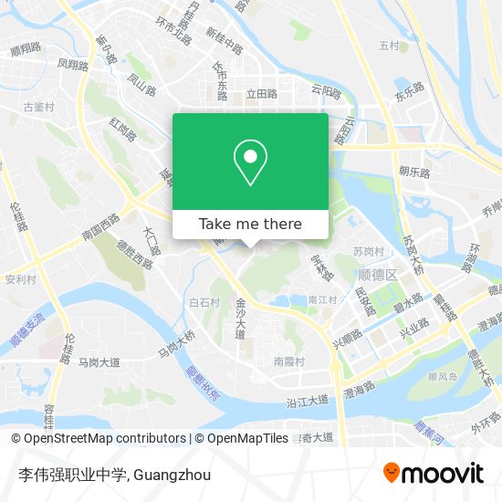 李伟强职业中学 map