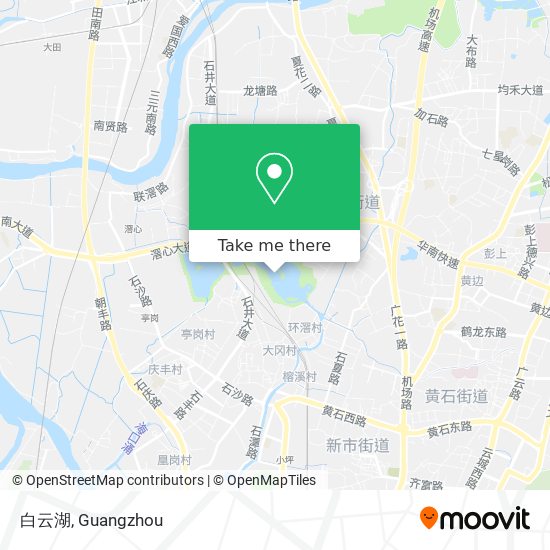 白云湖 map