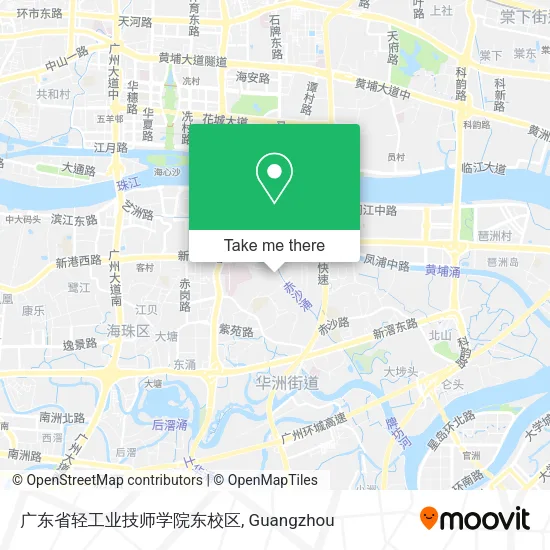 广东省轻工业技师学院东校区 map