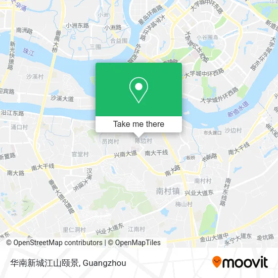 华南新城江山颐景 map