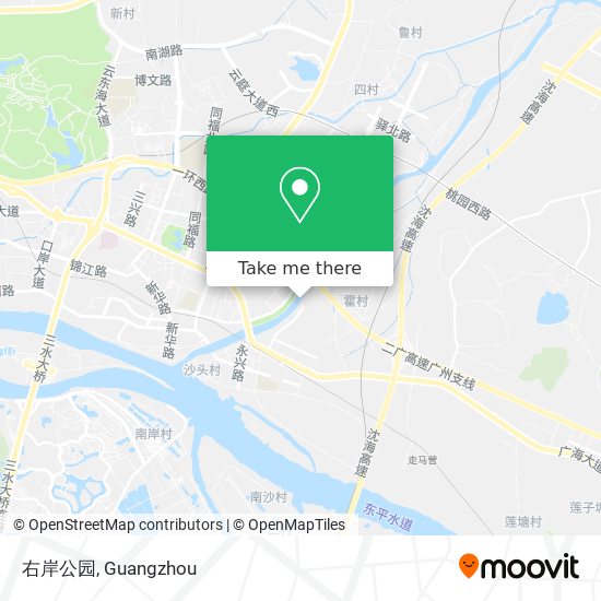右岸公园 map