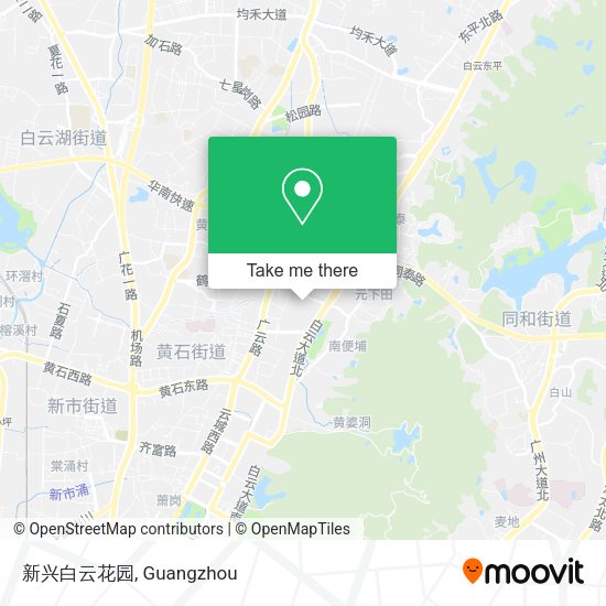 新兴白云花园 map