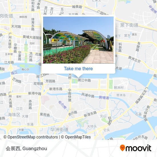 会展西 map