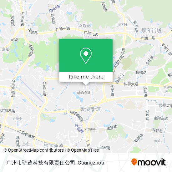 广州市驴迹科技有限责任公司 map