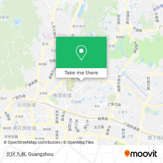 北区九栋 map