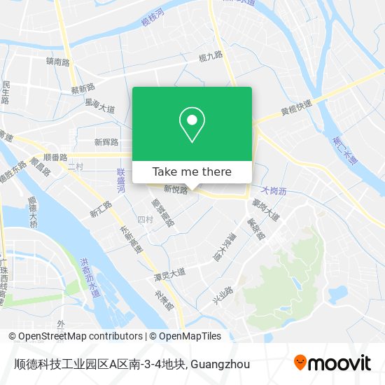 顺德科技工业园区A区南-3-4地块 map