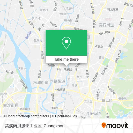 棠溪岗贝服饰工业区 map