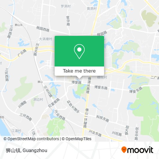 狮山镇 map