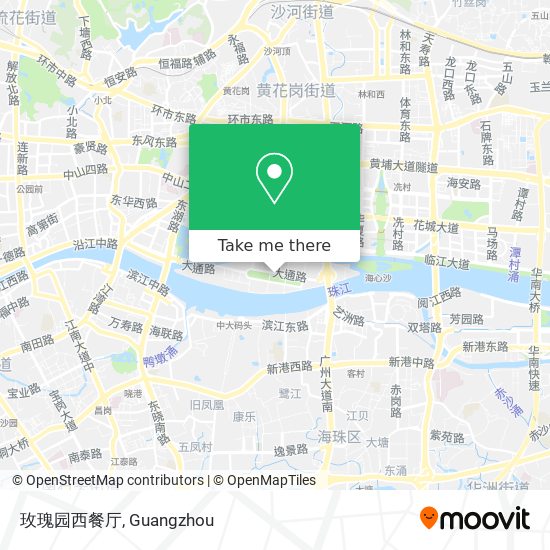 玫瑰园西餐厅 map