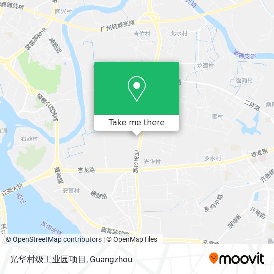 光华村级工业园项目 map
