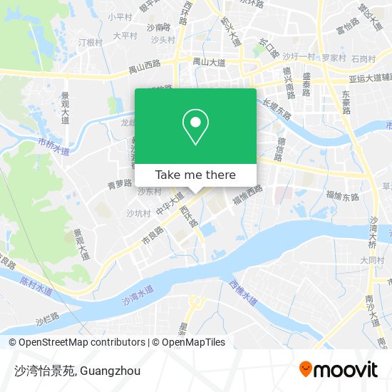 沙湾怡景苑 map