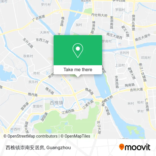 西樵镇崇南安居房 map