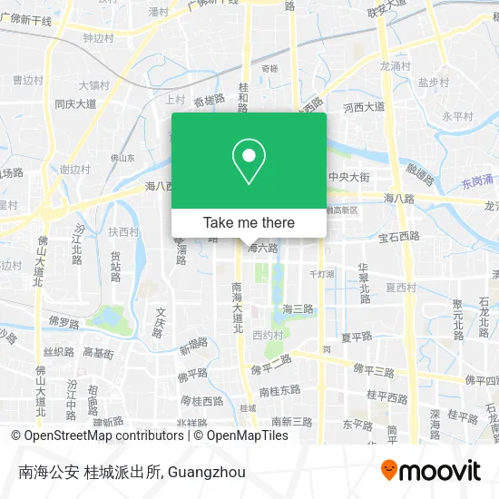 南海公安 桂城派出所 map