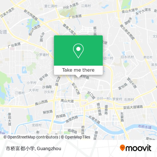 市桥富都小学 map