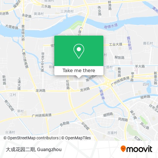 大成花园二期 map