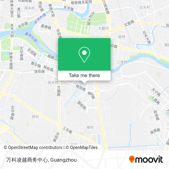 万科凌越商务中心 map