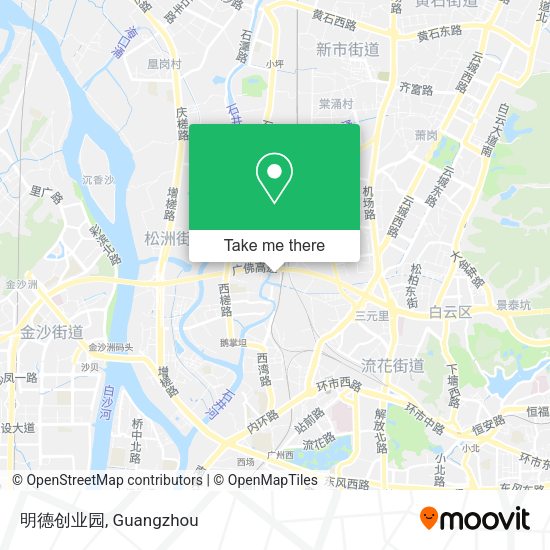 明德创业园 map