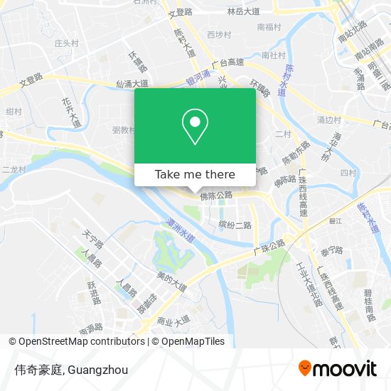 伟奇豪庭 map