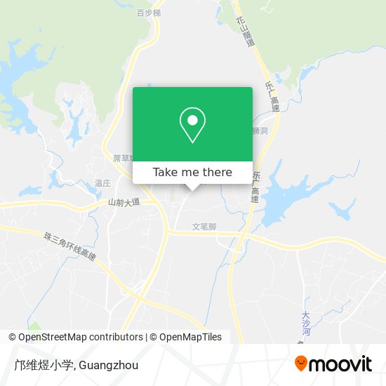 邝维煜小学 map
