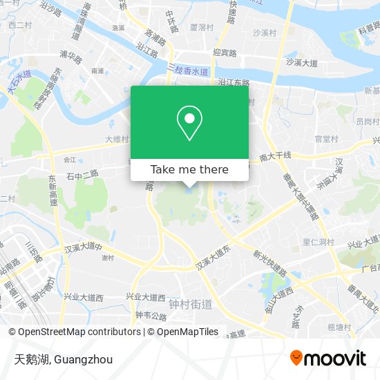 天鹅湖 map