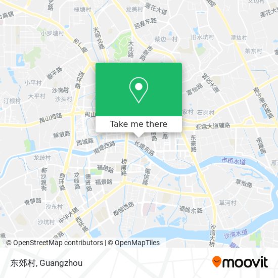 东郊村 map