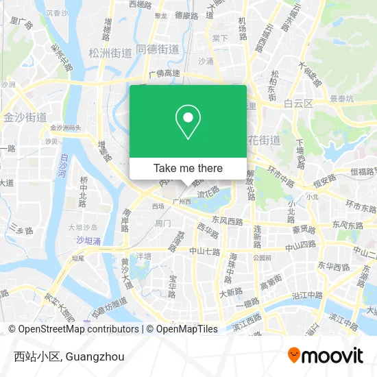 西站小区 map