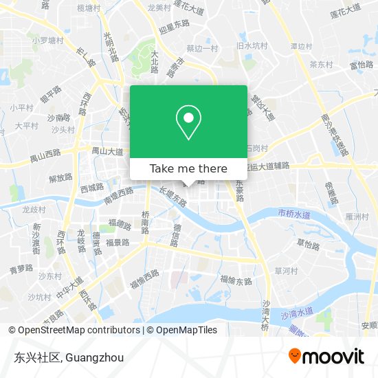 东兴社区 map