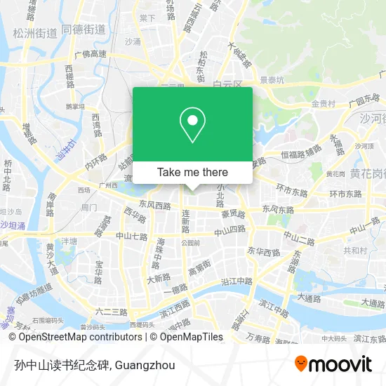 孙中山读书纪念碑 map