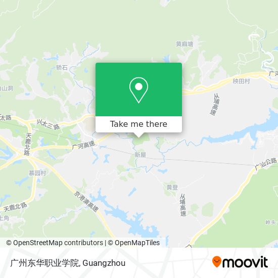 广州东华职业学院 map