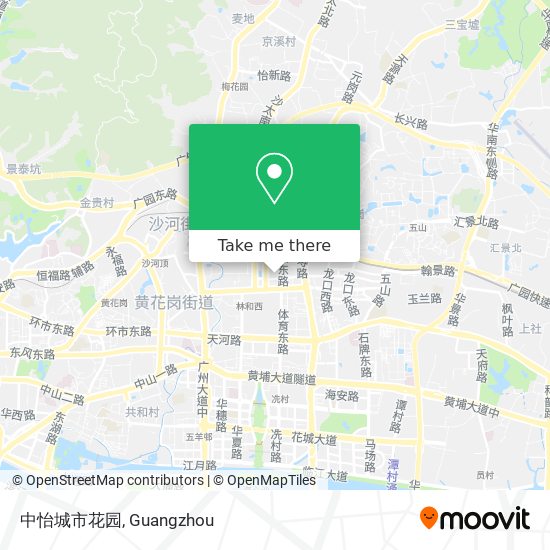 中怡城市花园 map