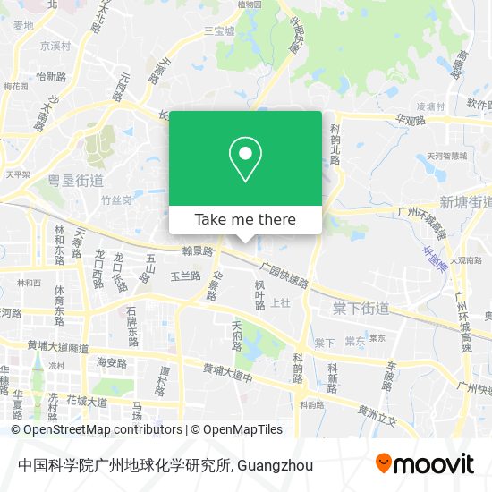 中国科学院广州地球化学研究所 map