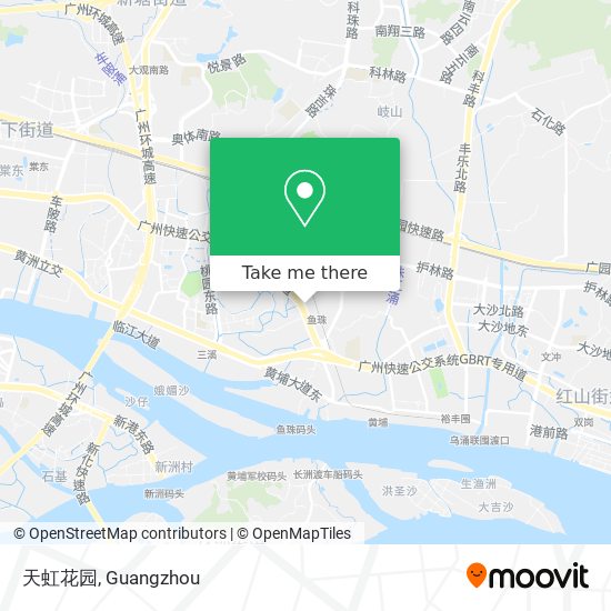 天虹花园 map