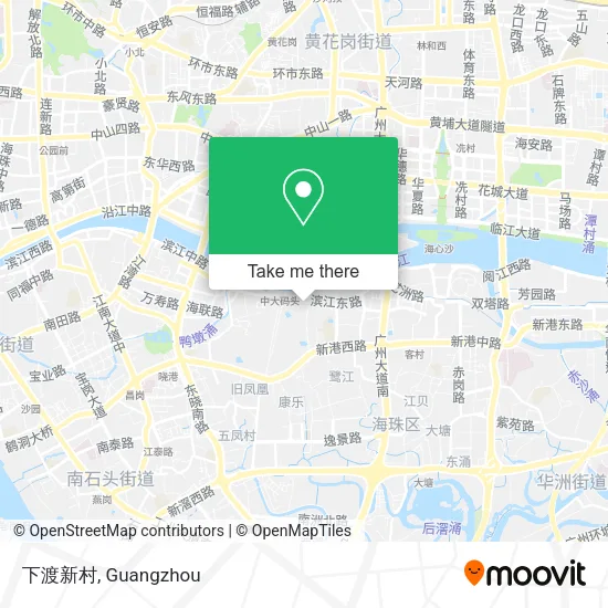 下渡新村 map