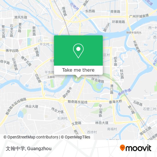 文翰中学 map