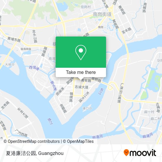 夏港廉洁公园 map