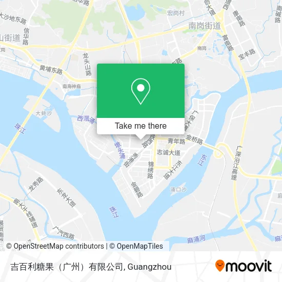 吉百利糖果（广州）有限公司 map