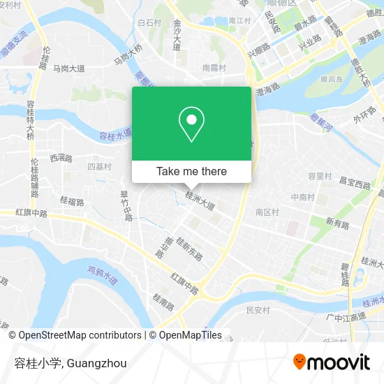 容桂小学 map