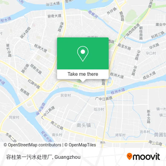 容桂第一污水处理厂 map